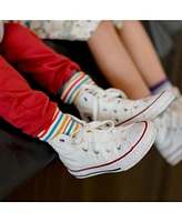 Mightly Kids Organic Cotton Crew Socks 5-pack