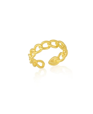 Spero London Sterling Silver Chain Ring