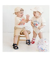 Sweet Wink Baby Boys American Dude Short Sleeve Romper