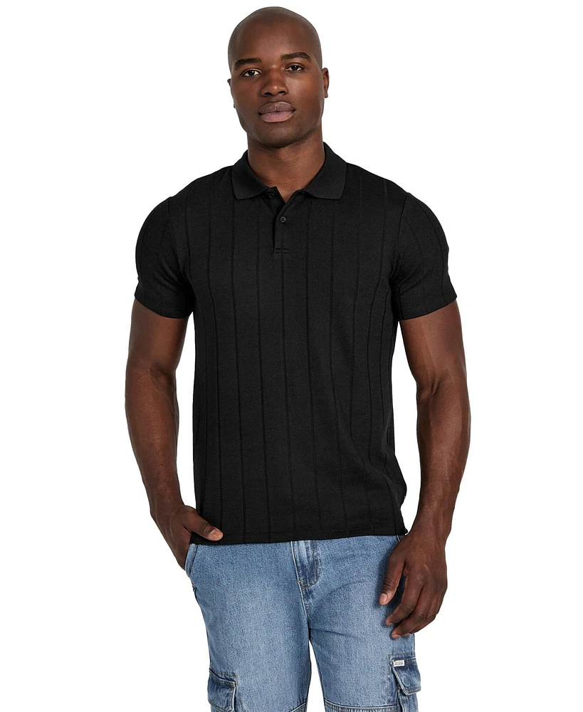 Guess Men's Axel Rib Polo Shirt