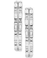 Diamond Hoop Earrings (1/2 ct. t.w.) in 10k White Gold