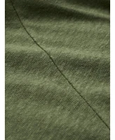 Celtic & Co. Women's Linen Blend Button Back Midi Dress