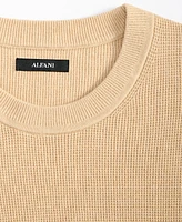 Alfani Men's Short Sleeve Waffle Knit Sweater, Exclusively at Macy's