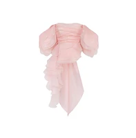 Milla Women's Dreamy off-shoulder blouse with meringue flounces