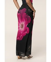 Jluxlabel Women's Floral Blooming Dawn Maxi Skirt