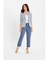 Olsen Women's Seersucker Blazer