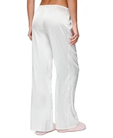 Edikted Women's Izabella Satin Effect Pants