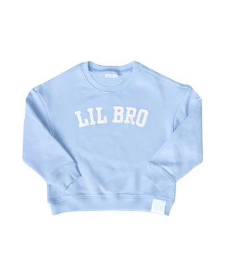 Bits & Bows Boys Lil Bro Cotton Crewneck Sweatshirt