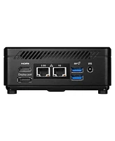 Msi Cubi 5 12M-086BUS Barebone Mini Desktop Computer, Intel Core i3-1215U 1.2GHz, Ram, Storage and Os Not Included, Black