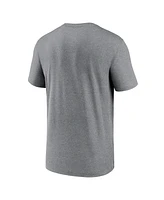 Nike Men's Heather Gray Tampa Bay Buccaneers Legend Team Shoutout Performance T-Shirt