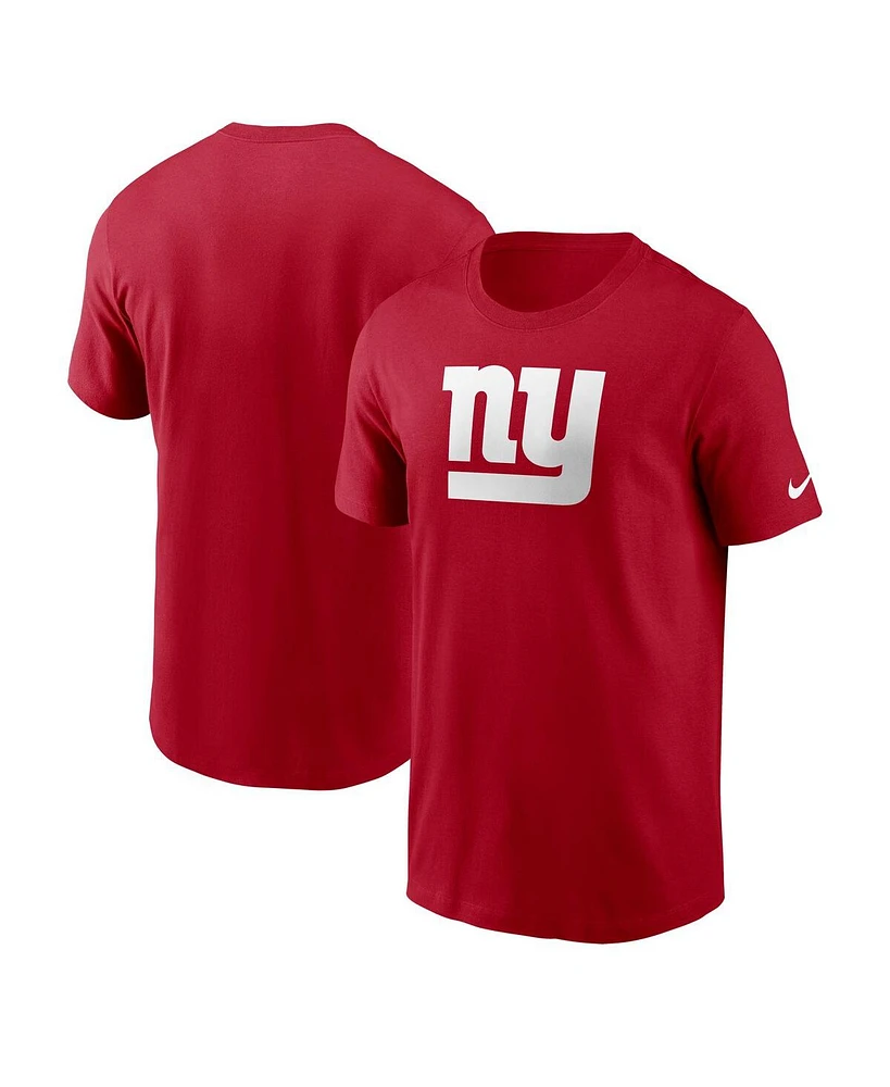 Nike Men's Red New York Giants Primary Logo T-Shirt