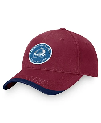 Fanatics Men's Burgundy Colorado Avalanche Fundamental Adjustable Hat
