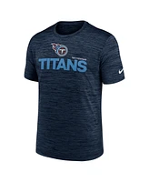 Nike Men's Navy Tennessee Titans Blitz Velocity Modern Performance T-Shirt