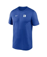 Nike Men's Royal Duke Blue Devils 2025 Sideline Small Logo Legend Performance T-Shirt