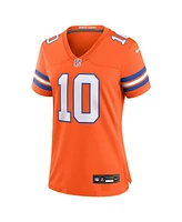 Nike Women's Bo Nix Orange Denver Broncos Mile High Collection 1977 Throwback Player Game Jersey