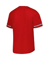 Adidas Men's Red Louisville Cardinals Reversible Retro Full-Button Baseball Jersey