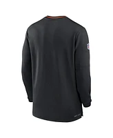 Nike Men's Black Cincinnati Bengals Coach Half-Zip Sweatshirt