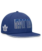 Fanatics Men's Blue Toronto Maple Leaf's Fundamental Gino Stack Snapback Hat