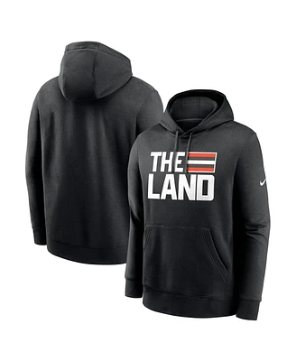 Nike Men's Black Cleveland Browns Local Pack Club Fleece Pullover Hoodie