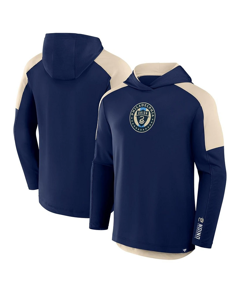 Fanatics Men's Navy Philadelphia Union Red Card Transitional Pullover Hoodie