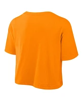 Nike Women's Tennessee Orange Volunteers Power Pursuit Athletic Prep Arch Performance Cropped T-Shirt