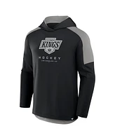 Fanatics Men's Black Los Angeles Kings Meta Game Transitional Pullover Hoodie