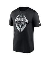 Nike Men's Black Las Vegas Raiders Legend Icon Performance T-Shirt