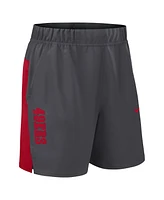 Nike Men's Gray San Francisco 49ers Woven Victory Performance Shorts