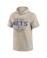 Fanatics Men's Tan New York Mets Hooded T-Shirt