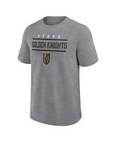 Logo Athletic Men's Heather Gray Vegas Golden Knights Top Notch T-Shirt
