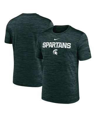 Nike Men's Green Michigan State Spartans 2025 Sideline Velocity Performance T-Shirt