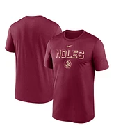 Nike Men's Garnet Florida State Seminoles 2025 Sideline Legend Performance T-Shirt