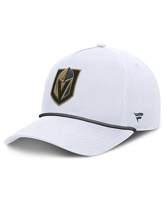 Fanatics Men's White Vegas Golden Knights Rope A-Frame Adjustable Hat