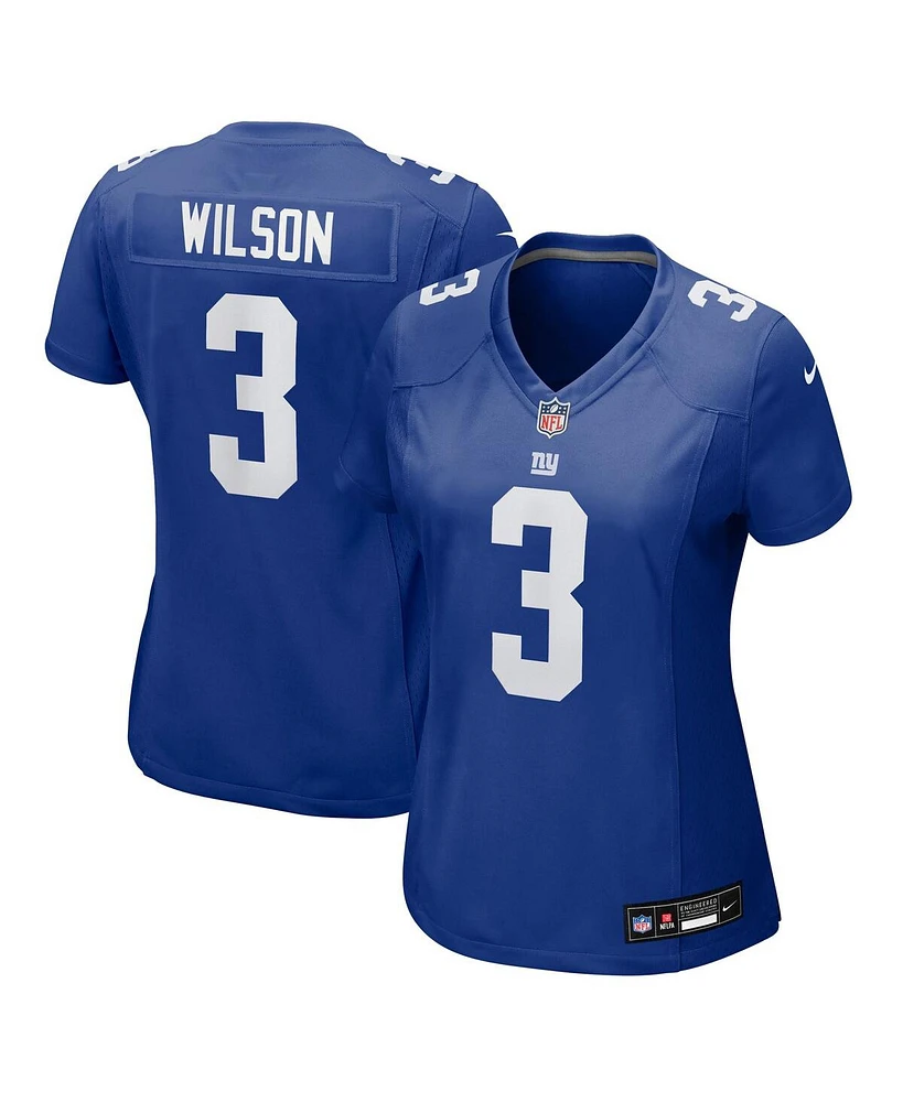 Nike Women's Russell Wilson Royal New York Giants Game Jersey