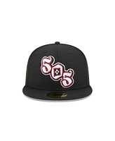 New Era Men's Black Albuquerque Isotopes Theme Nights 59FIFTY Fitted Hat