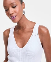 I.n.c. International Concepts Women's V-Neck Knit Tank Top, Exclusively at Macy's