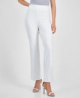 Kasper Women's High-Rise Flare-Leg Pants