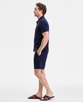 Club Room Men's Solid Terry Cloth Shorts, Exclusively at Macy's