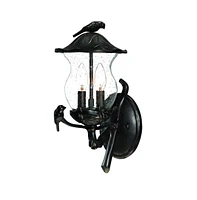 Bird Detail Lantern Wall Light – Decorative Wall Fixture for Garden & Yard