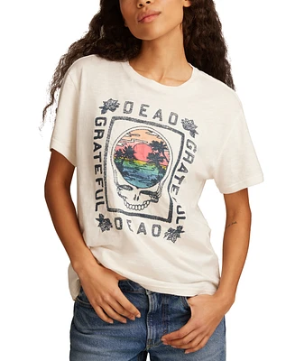 Lucky Brand Grateful Dead Palms Boyfriend Tee