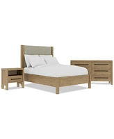 Davie 3-Pc. Full Set (Upholstered Bed