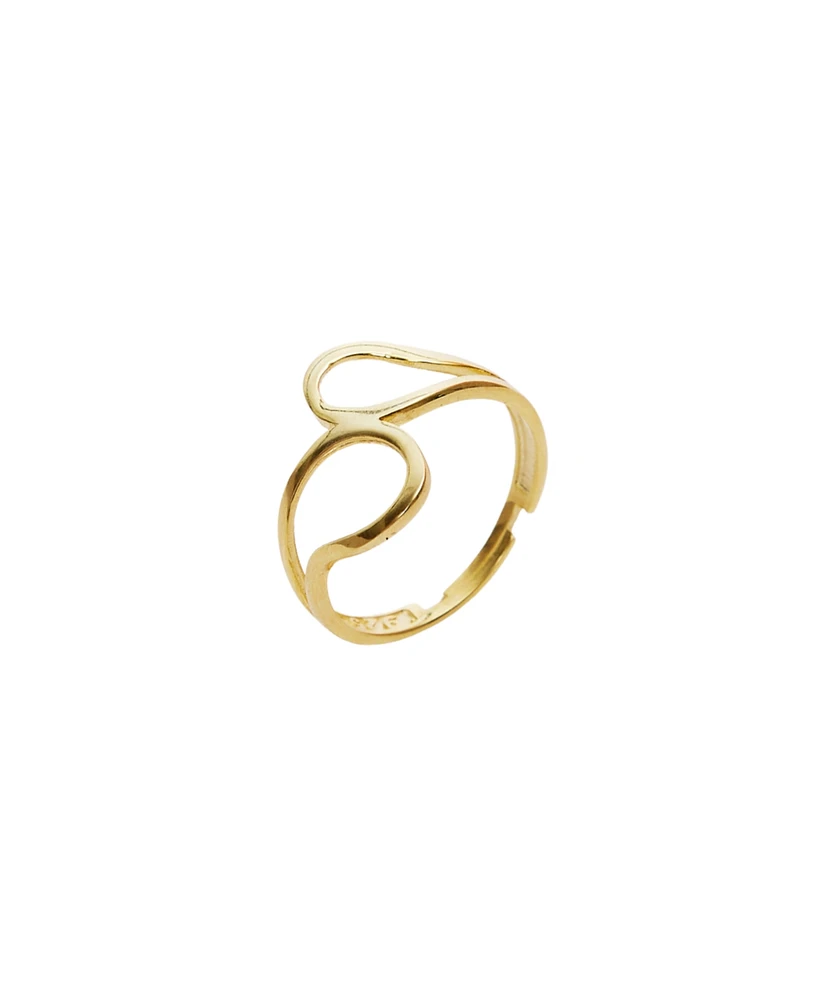 Spero London Intercepting Circles New Sterling Silver Ring