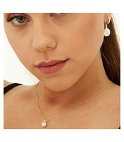 Spero London Treasures Baroque Seed Pearl Pendant Sterling Silver Necklace