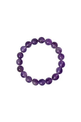 Manifest Collection | Calm — Purple Crystal Beaded Bracelet