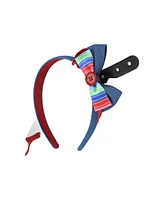Chucky Bloody Bow With Knife In Head Headband