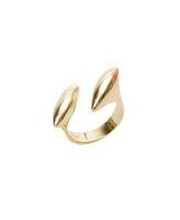 Spero London Double Marquise Sterling Silver Adjustable Ring