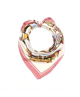 Coach Women's New York Map Print Silk Square Scarf