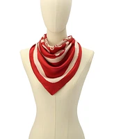 Coach Women's Valentine's Day Pegasus Print Silk Square Scarf
