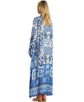 La Moda Clothing Women's Open Front Long Duster Cape