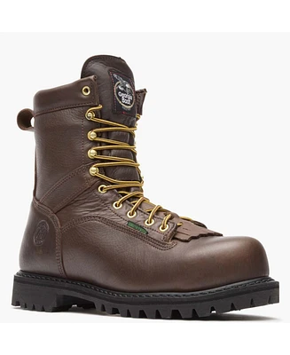 Georgia Boot Men's Lace-to-Toe Steel Toe Waterproof Work